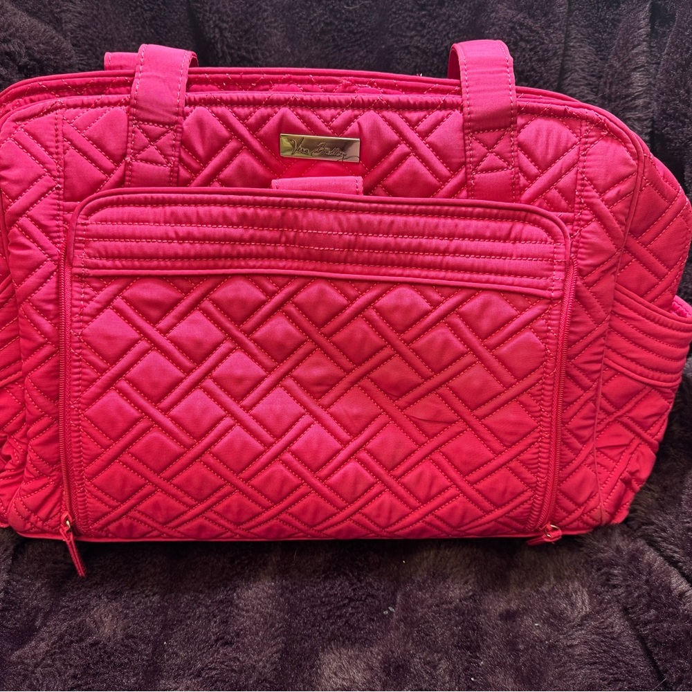 Vera Bradley Quilted Pink Baby Bag $100 OBO